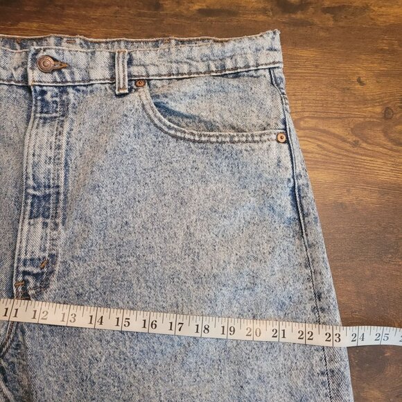 Vtg Levi's Jeans 550 Acid Wash Mens 40x32 Measures 38x32 USA 80's Relaxed - Picture 7 of 10